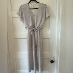 Sienna Sky White Polka Dot Dress size small